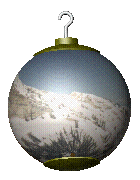 Rendered ornament graphic - photo from Snowbird added